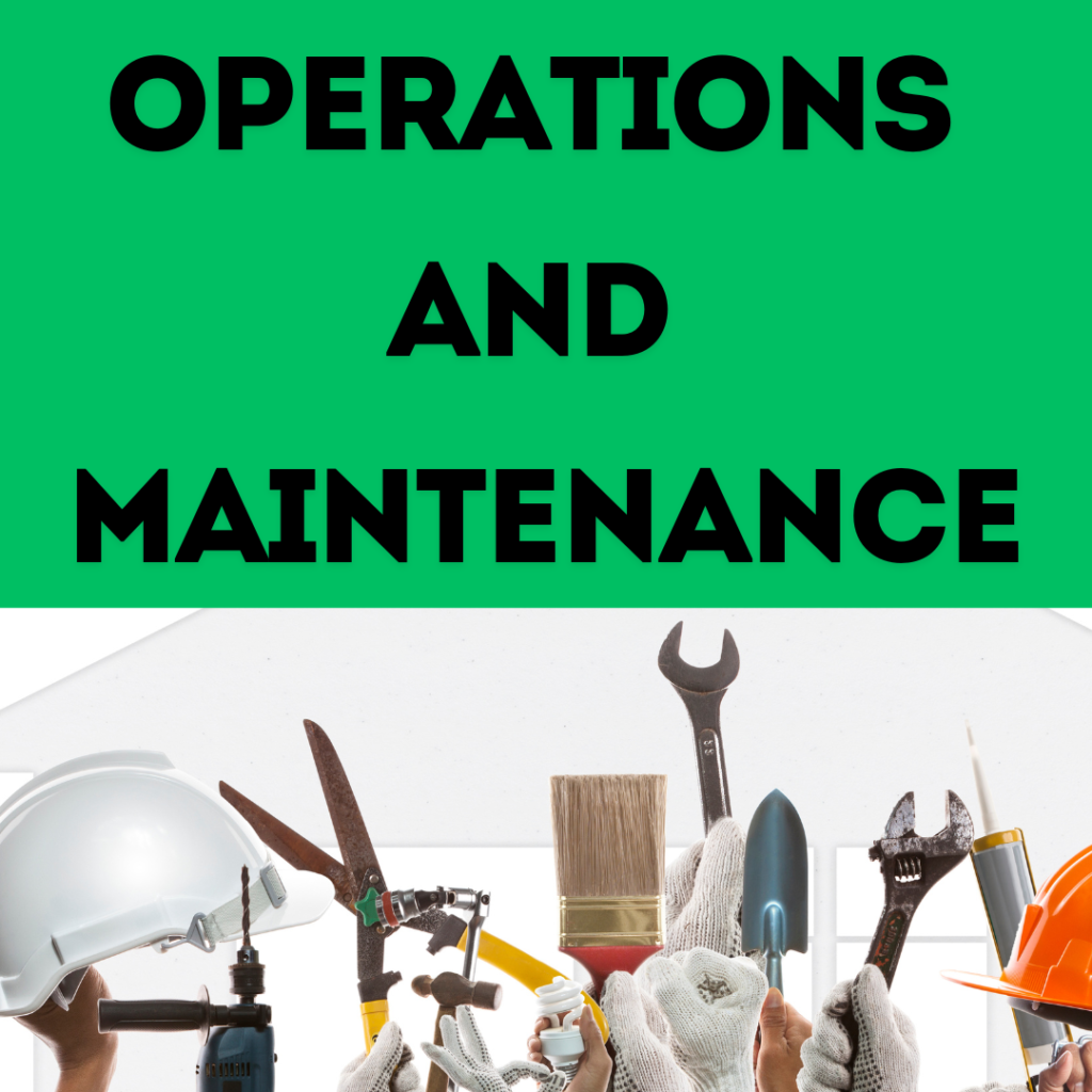 Operations and maintenance poster image 